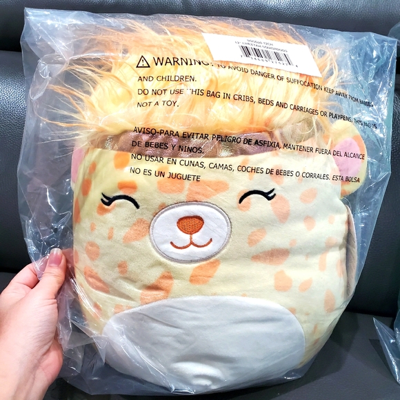12" Squishmallow Lexie the cheetah Squish-doos - Picture 2 of 3